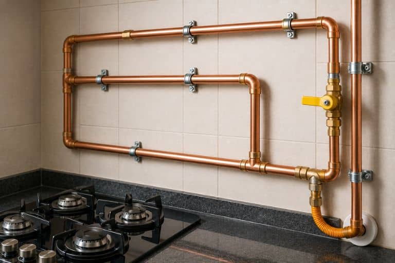 Ashok Gas Service provides professional copper gas pipeline installation services in Pune for residential and commercial kitchens.